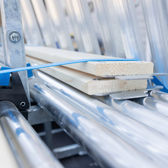 Alumexx VDM Bakwagen met Basic Steigerbok + Alumexx Rolsteiger Budget 135x250 6,2 werkhoogte