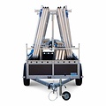 Alumexx VDM Bakwagen met Basic Steigerbok + Alumexx Rolsteiger Budget 135x250 8,2 werkhoogte
