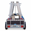 Alumexx VDM Bakwagen met Basic Steigerbok + Alumexx Rolsteiger Budget 135x250 8,2 werkhoogte