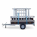 Alumexx VDM Bakwagen met Alumexx Basic Steigerbok + Alumexx Rolsteiger Budget 135x250 10,2 werkhoogte