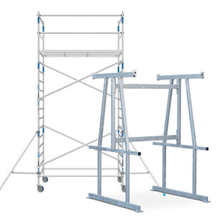 Basic Steigerbok + Alumexx Rolsteiger Budget 135x250 6,2m werkhoogte