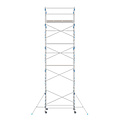 Alumexx Basic Steigeraanhanger 250 Open + Alumexx Budget Rolsteiger 135x250 10,2 m werkhoogte