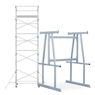 Basic Steigerbok + Alumexx Rolsteiger Budget 135x250 10,2m werkhoogte