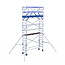 ASC Rolsteiger met schoren 135x250 6,2 werkhoogte