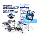 ASC Steigeraanhanger 250 afsluitbaar + ASC AGS 135x250x10,2m werkhoogte
