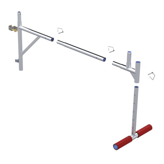 Euroscaffold Uitwijkconsole universeel (verstelbaar 75-135)