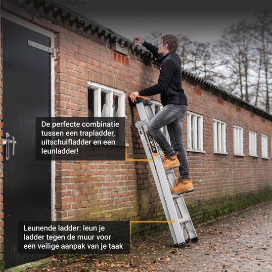 Batavia 3-in-1 Multifunctionele ladder