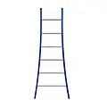 Eurostairs Eurostairs Ladder enkel uitgebogen 1x6 sporten