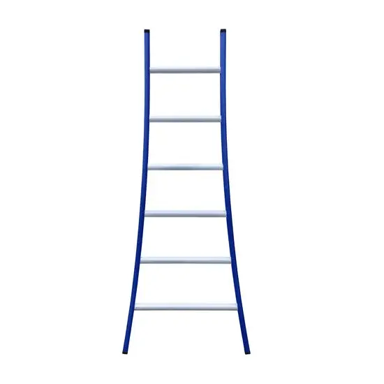Eurostairs Eurostairs Ladder enkel uitgebogen 1x6 sporten