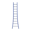 Eurostairs Eurostairs Ladder enkel uitgebogen 1x10 sporten