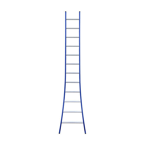 Eurostairs Eurostairs Ladder enkel uitgebogen 1x12 sporten