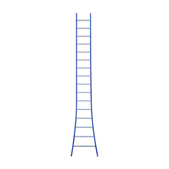 Eurostairs Eurostairs Ladder enkel uitgebogen 1x16 sporten