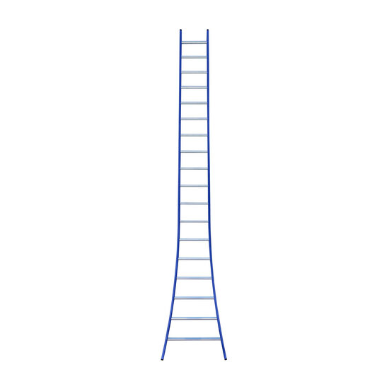 Eurostairs Eurostairs Ladder enkel uitgebogen 1x18 sporten