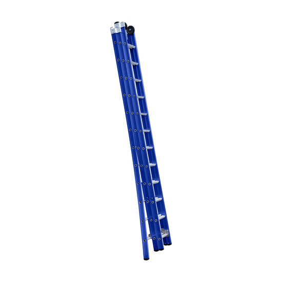 Eurostairs Eurostairs Reform ladder driedelig uitgebogen 3x12 sporten + gevelrollen