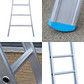 Eurostairs Eurostairs Ladder enkel uitgebogen 1x18 sporten