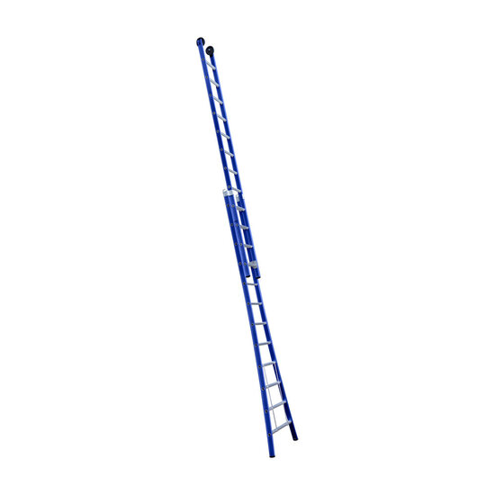 Eurostairs Eurostairs Reform ladder dubbel uitgebogen 2x12 sporten + gevelrollen