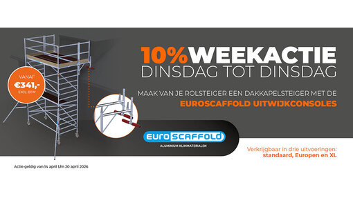 Weekacties Steigerverkoop | Steiger, Rolsteiger, Ladder & Meer