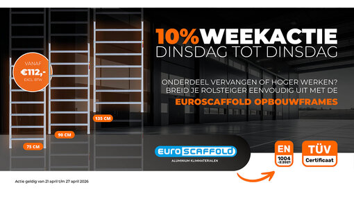 Weekacties Steigerverkoop | Steiger, Rolsteiger, Ladder & Meer