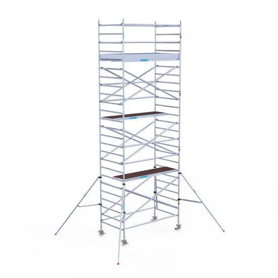 Euroscaffold Steigeraanhanger 250 + Rolsteiger Euro 135x250 8,2m werkhoogte