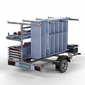 Euroscaffold Steigeraanhanger 250 + Rolsteiger Euro 135x250 8,2m werkhoogte