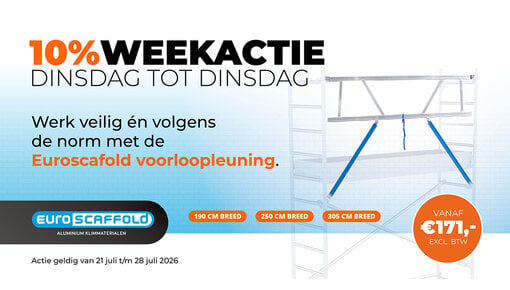 Weekacties Steigerverkoop | Steiger, Rolsteiger, Ladder & Meer