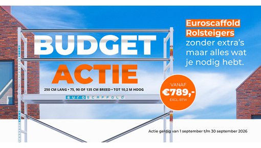 Budget Actie bij Steigerverkoop.nl