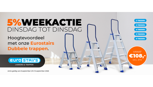 Weekacties Steigerverkoop | Steiger, Rolsteiger, Ladder & Meer