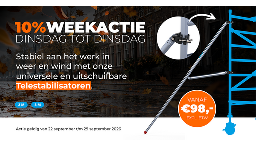 Weekacties Steigerverkoop | Steiger, Rolsteiger, Ladder & Meer