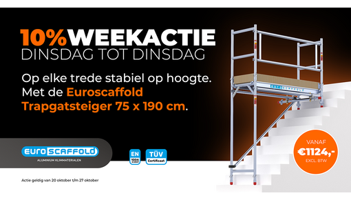 Weekacties Steigerverkoop | Steiger, Rolsteiger, Ladder & Meer