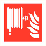 Pictogram fire hose reel