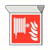 Pictogram fire hose reel