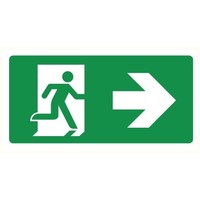 Pikt-o-Norm Pictogram emergency exit right