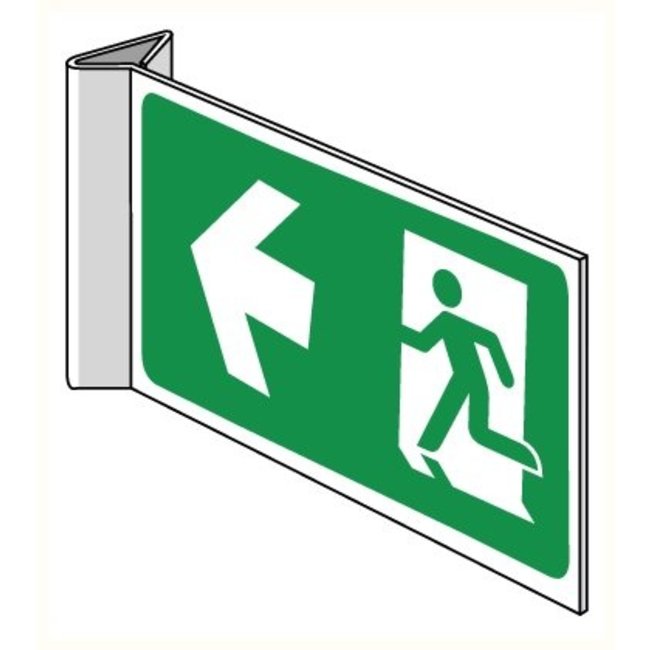 Pikt-o-Norm Pictogram emergency exit left
