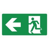 Pictogram emergency exit left