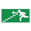 Pikt-o-Norm Pictogram emergency exit stairs left