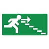 Pikt-o-Norm Pictogram emergency exit stairs right