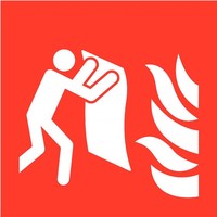 Pikt-o-Norm Pictogram fire blanket