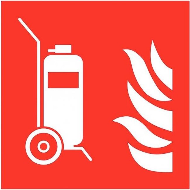Pikt-o-Norm Pictogram extinguisher trolley