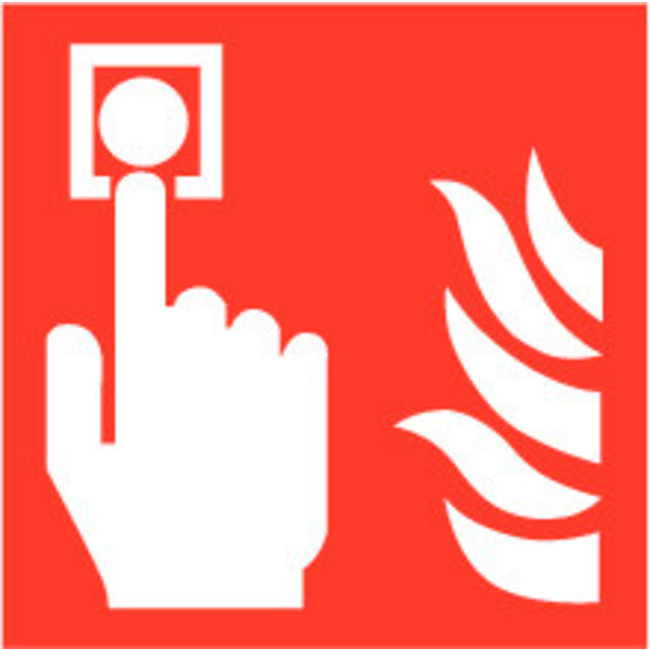 Pikt-o-Norm Pictogramme point d'alarme incendie