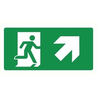 Pikt-o-Norm Pictogram emergency exit up right