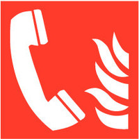 Pikt-o-Norm Pictogram telephone fire