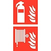 Pikt-o-Norm Pictogram combi fire extinguisher hose reel