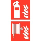 Pictogram combi brandblusser haspel