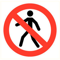 Pikt-o-Norm Pictogram persons prohibited