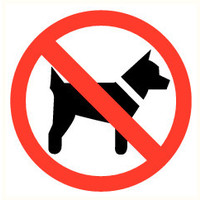 Pikt-o-Norm Pictogramme accès interdit aux animaux