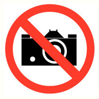 Pikt-o-Norm Pictogramme prise des photos interdit