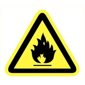 Pikt-o-Norm Pictogram danger flammable substance