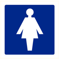 Pikt-o-Norm Pictogram indication toilet ladies