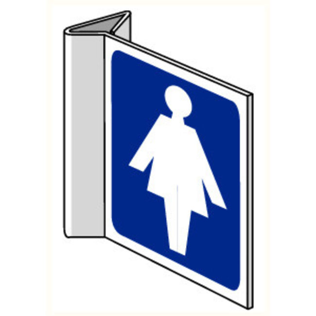 Pikt-o-Norm Pictogram aanwijzing WC dames