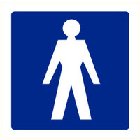 Pikt-o-Norm Pictogram indication toilet gents
